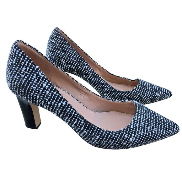 Cole Haan Grand 360 Womens Heels 9B Black & White Textured Fabric JJ4142 - Picture 1 of 9